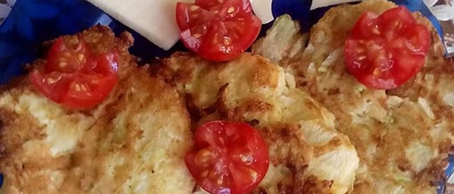 Кабачково-манные драники