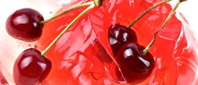 Желе с красным вином