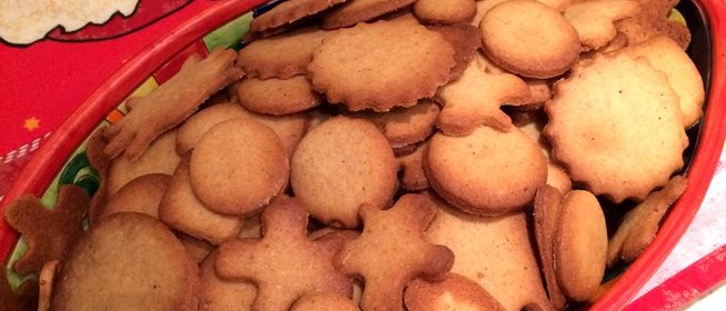 Новогоднее имбирное печенье