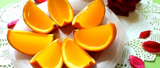 Желе «Апельсиновые дольки»