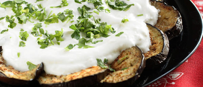 Баклажаны в йогурте