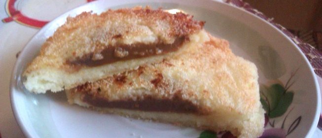 Ванильные сырники с вареной сгущенкой