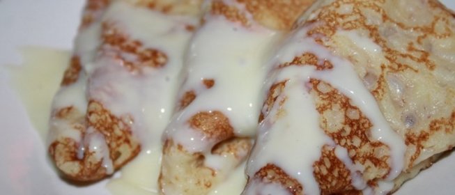 Ажурные блинчики на топленом молоке