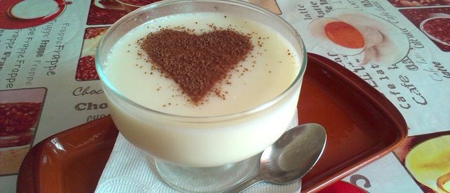 Молочно-ванильное желе