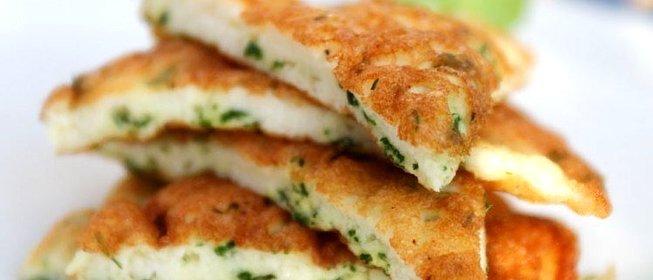 Омлет с зеленью и мускатным орехом