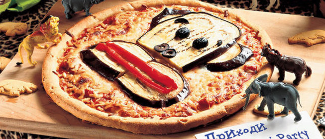 Мега-пицца шимпанзе