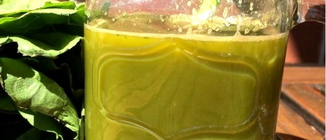 Сок из зелени