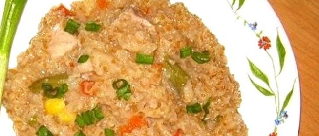 Плов из пшеничной крупы