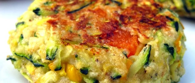 Оладьи из кабачков в духовке