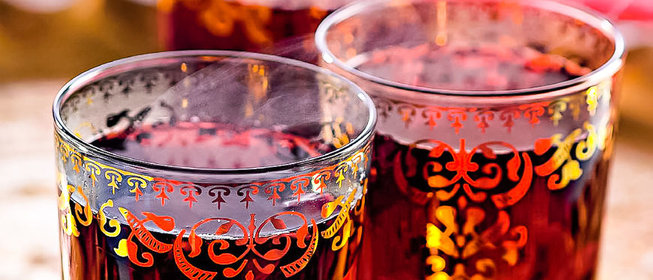 Чай каркаде по-восточному