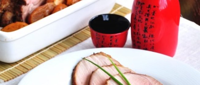 Свинина запеченая с яблоками по-шанхайски