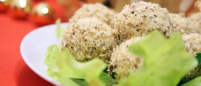 Закуска «Новогодние снежки»