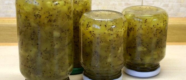 Варенье из киви с желатином