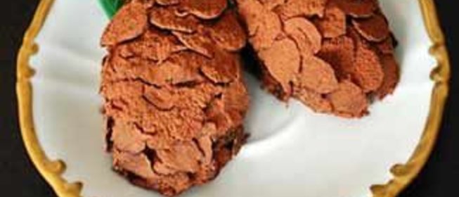 Пирожные Шишки с кофейным кремом