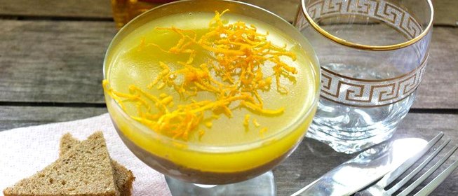 Индюшиный паштет с апельсиновым желе