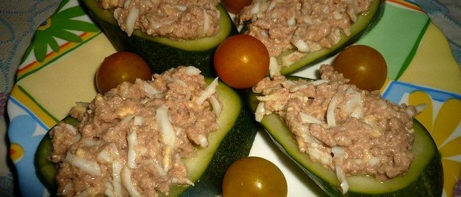 Канапе с печенью трески