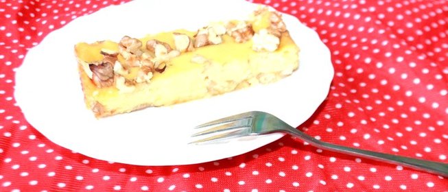 Творожно - банановая запеканка