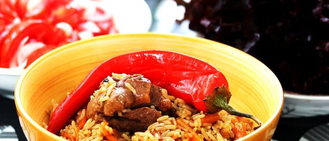 Плов с бараниной по‑узбекски