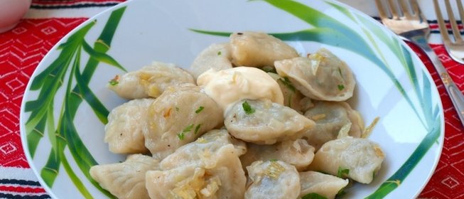 Пельмени с грибами