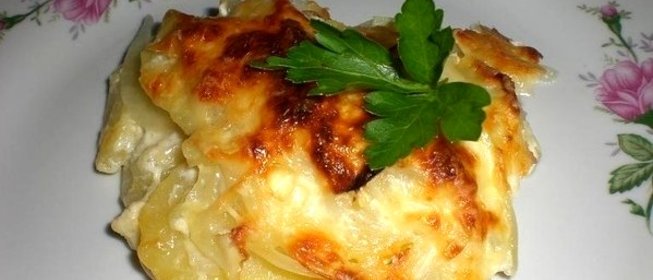 Картофель с майонезом