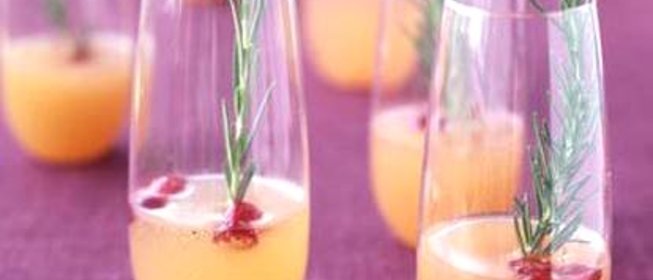 Грушевый коктейль и клюквой