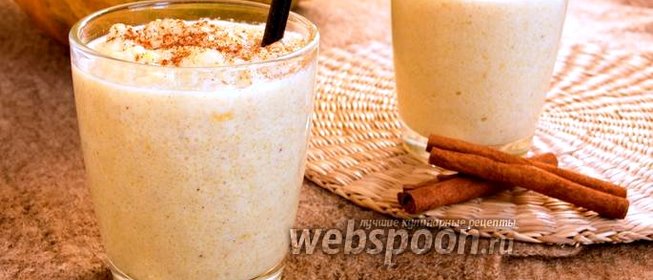 Коктейль молочный с тыквой