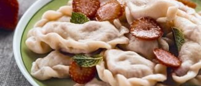 Лазанья из баклажанов и морского языка