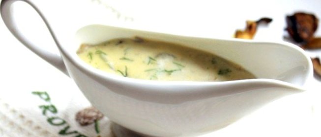 Соус из сушеных грибов