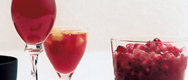 Желе с гранатом и ананасом