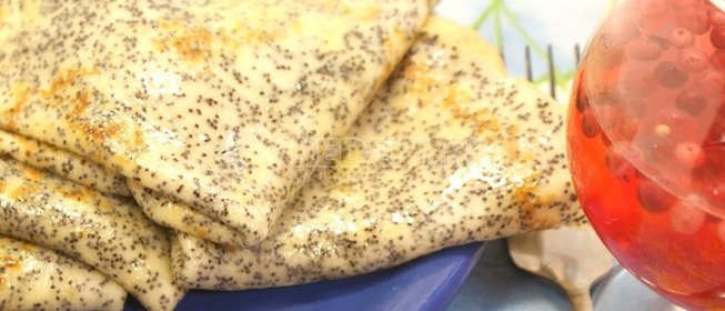 Блины с маком