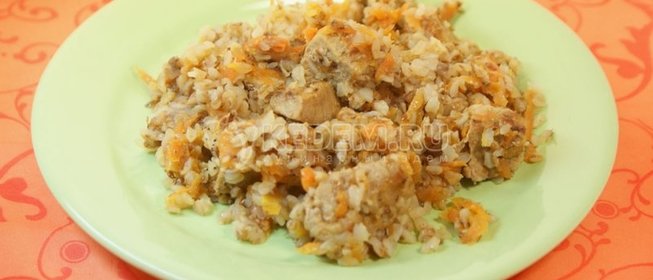 Гречневая каша с мясом