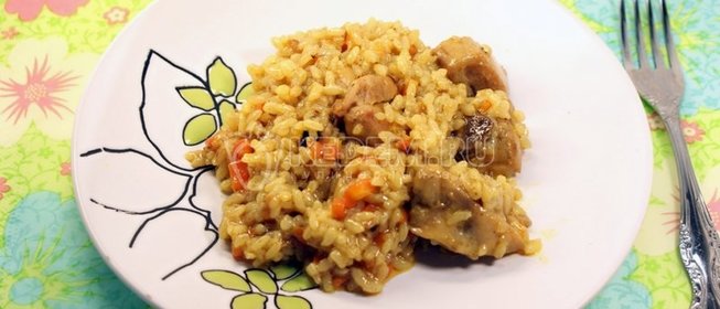 Каша рисовая с мясом