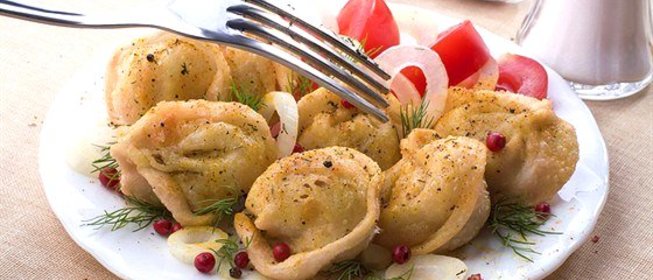 Жареные пельмени по‑узбекски