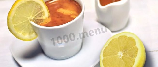 Кофе с лимоном и медом