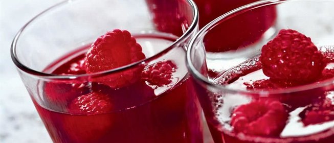 Малиновое желе с базиликом