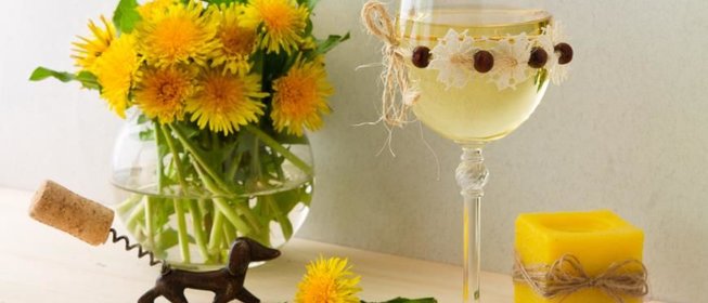 Вино из одуванчиков с апельсином