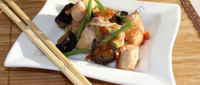 Свинина с баклажанами