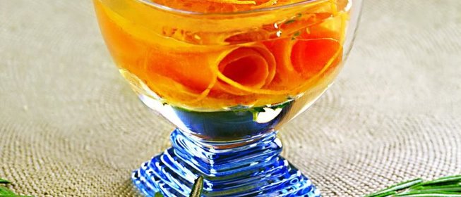 Филе форели в апельсиновом желе