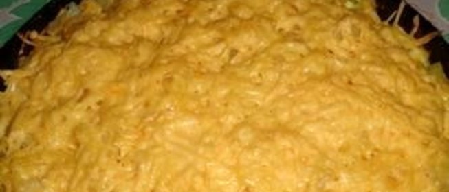 Картофельная запеканка с базиликом и сыром