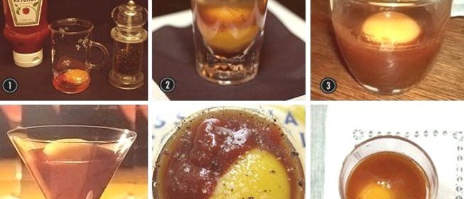 Коктейль «Дживса» с яичным желтком и уксусом