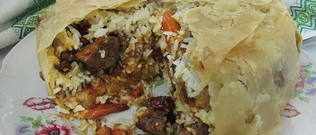 Азербайджанский плов шах