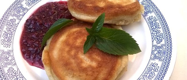 Оладьи с гречневой мукой