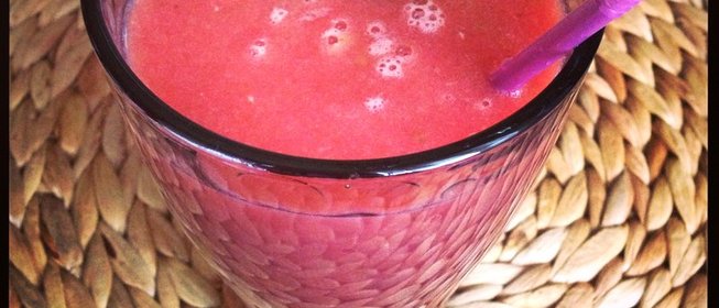 Арбузно-банановый смузи