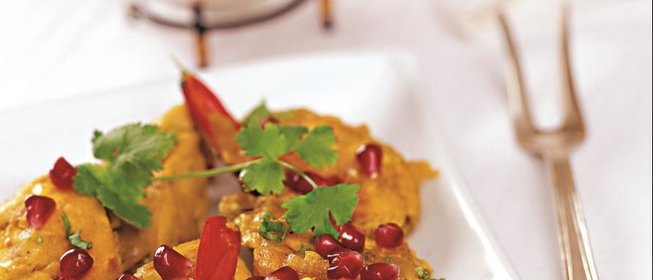 Индейка по-грузински с гранатовым соком