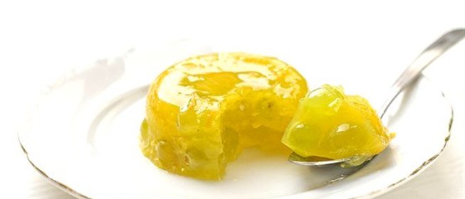 Желе лимонное на сахарине