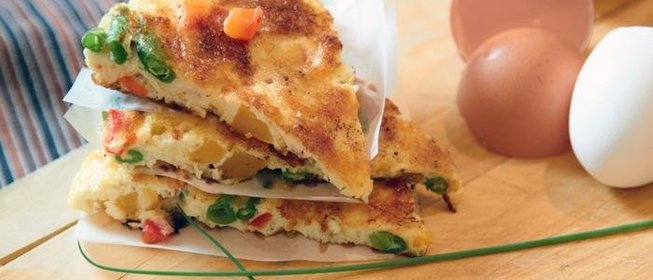 Омлет с овощами