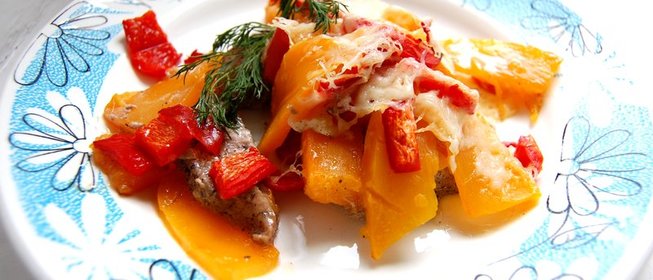 Свинина с тыквой