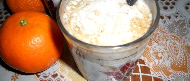 Коктейль кефирный послепраздничный