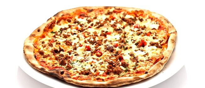 Пицца с говяжьим фаршем