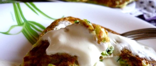 Сырные оладьи